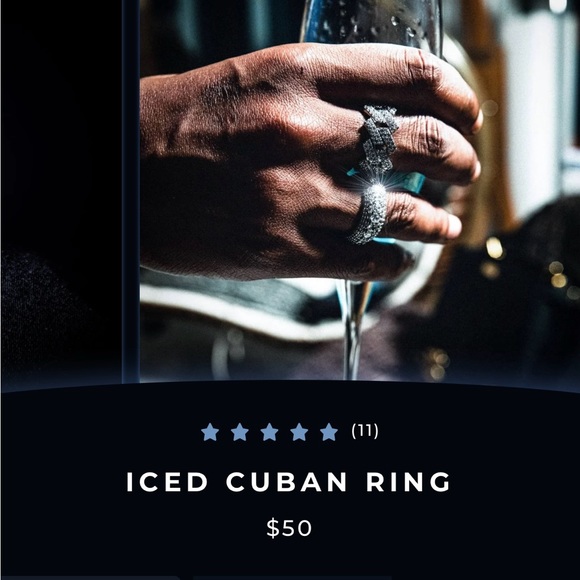 Ice mob Cuban ring - Picture 5 of 7